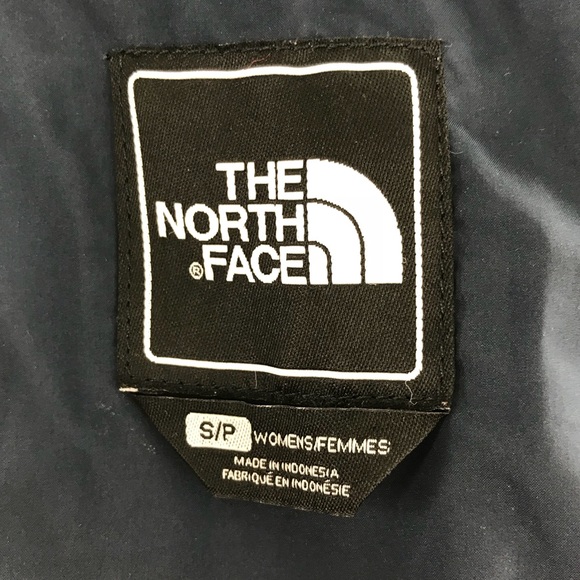 The North Face Navy Blue Quilted Coat Jacket Long - Picture 6 of 15